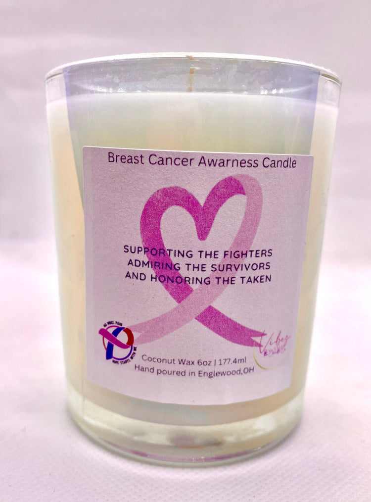 Breast Cancer Awareness Candles